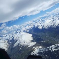Flugwegposition um 14:33:58: Aufgenommen in der Nähe von 23041 Livigno, Sondrio, Italien in 3853 Meter